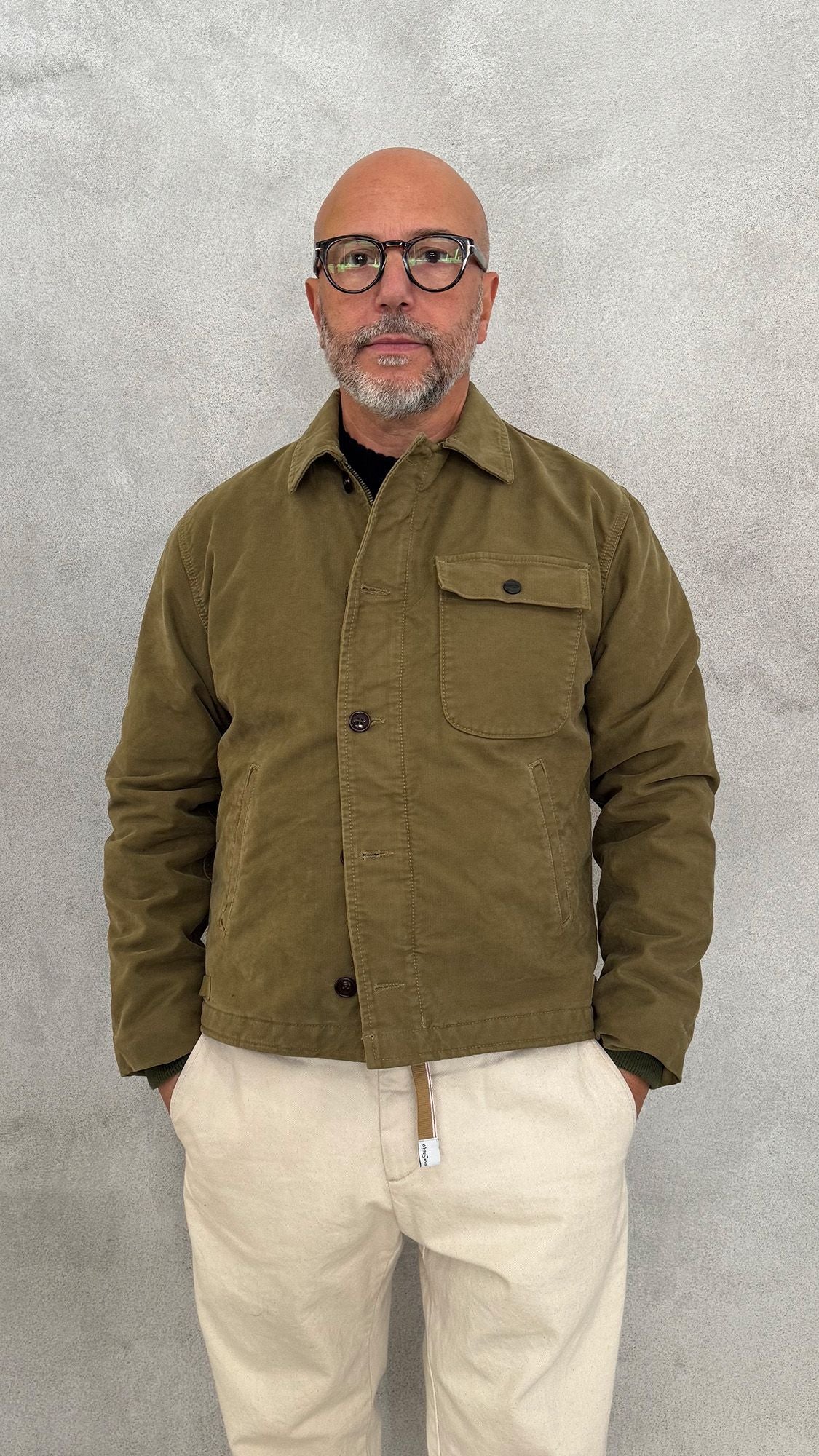 Giacca CHESAPEAKE'S A2 Deck - Khaki