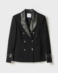 GAELLE PARIS GAABW00865 Double Breasted Jacket - Black