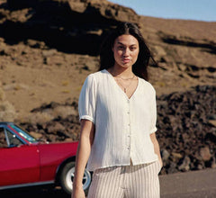Blusa LA PETIT ETOILE Tevan - Bianco