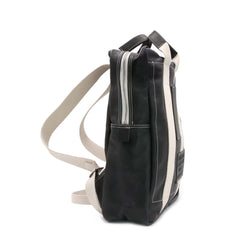 Zaino MANIKOMIO AN6505-1- BPCK LEATHER - BLACK