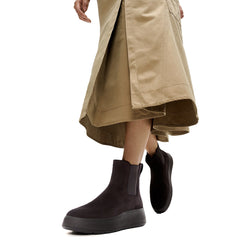 Stivale Chelsea FITFLOP F-Mode E1T-167 Stitch Suede - Brown