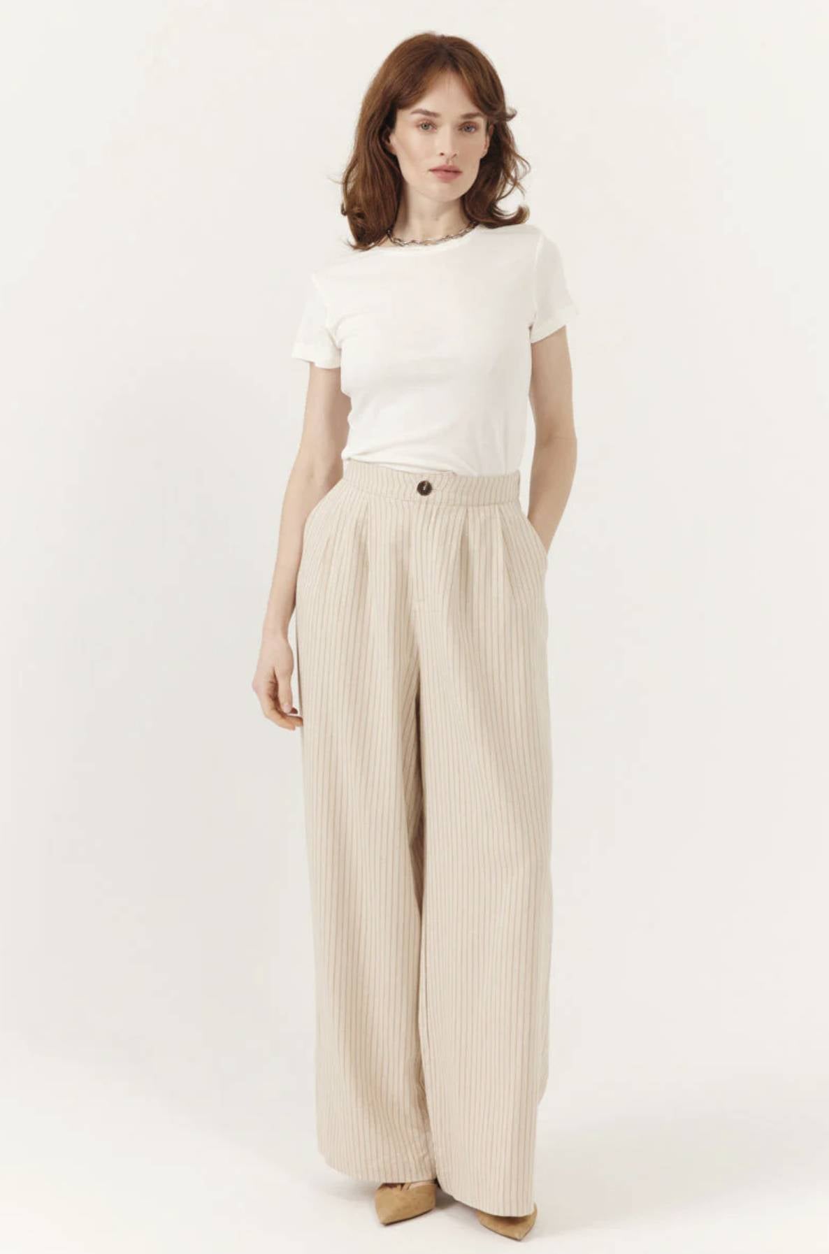 T-shirt ARTLOVE ENIRA - Cream