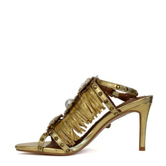 Sandalo con tacco KURT GEIGER Jewel Fringe - Gold