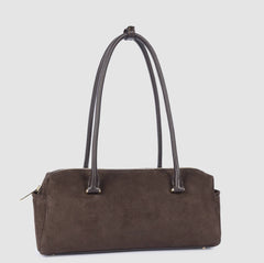 Borsa LANCASTER 530 - 53 Suède Cube - Marron
