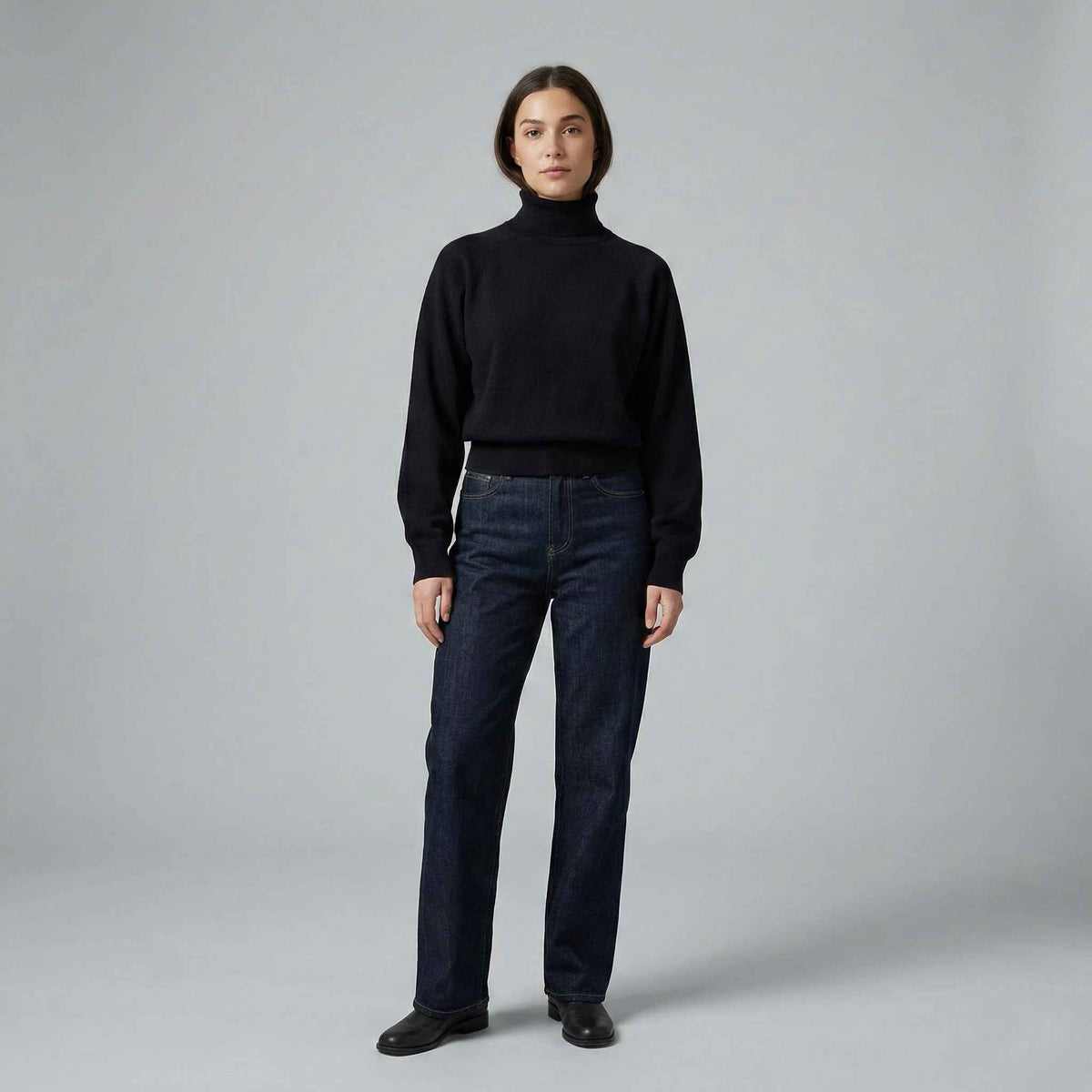 Pullover a collo alto REPLAY DK3904.000.G23372. 970 - Blu scuro