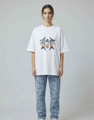 T-shirt Bulletproof GCDS - Optic White/Blue