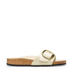 Ciabatta BIRKESTOCK Madrid Big Buckle 1025298 - Shine Ecru