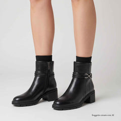 Stivaletto con tacco TAMARIS 25492 - Black