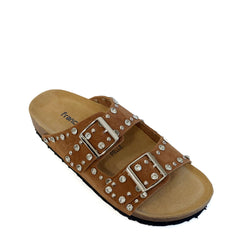 Ciabatta FRANCESCO MILANO J17-02C - Cuoio