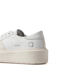 Sneaker D.A.T.E. HILL LOW PLATFORM CALF - White