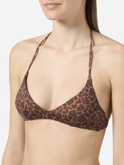 Bikini bralette SAINT BARTH HESNI 00900L - Giraffe Skin
