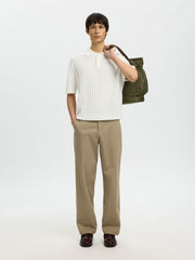 Polo SELECTED Knit 16100074 - Egret