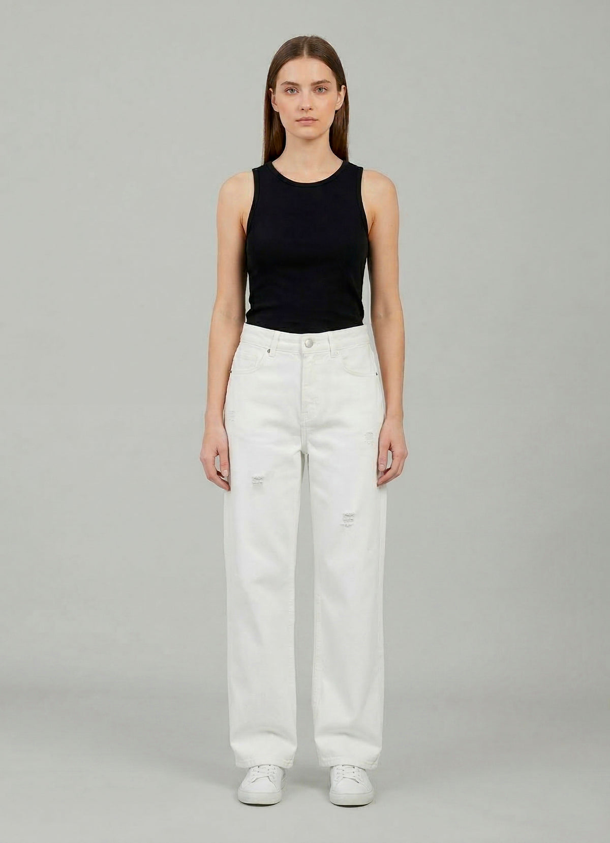 Jeans Boy Fit GSD Diana - Denim Bianco