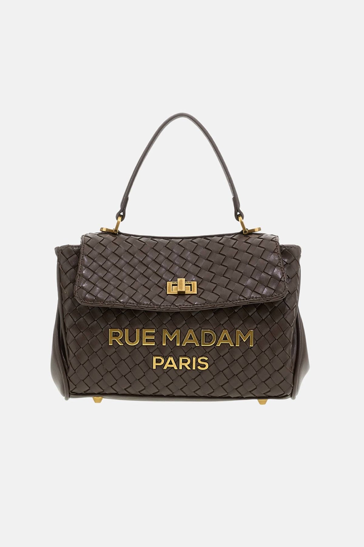 Borsa RUE MADAM LE JOURS XS MOTIF MINI - Chocolate