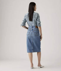 Gonna LEVI'S Women's 'Side Slit Skirt A4711-0000 - Blu