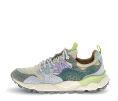 Sneaker FLOWER MOUNTAIN YAMANO 3 W - Animalier Taupe/Green Bottle