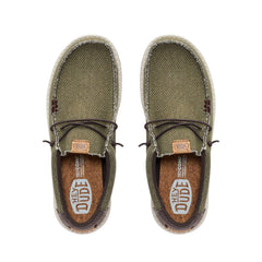 Sneaker HEY DUDE Wally Braided 40003 - Burnt Olive