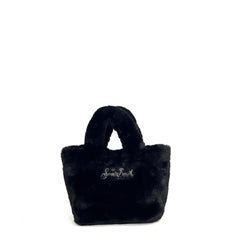 Borsa a mano SAINT BARTH VANITY MINI SOFT FUR - Nero 00292I