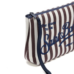 Pochette SAINT BARTH ALINE DENIM - Stripes 4510 Emb 01195H