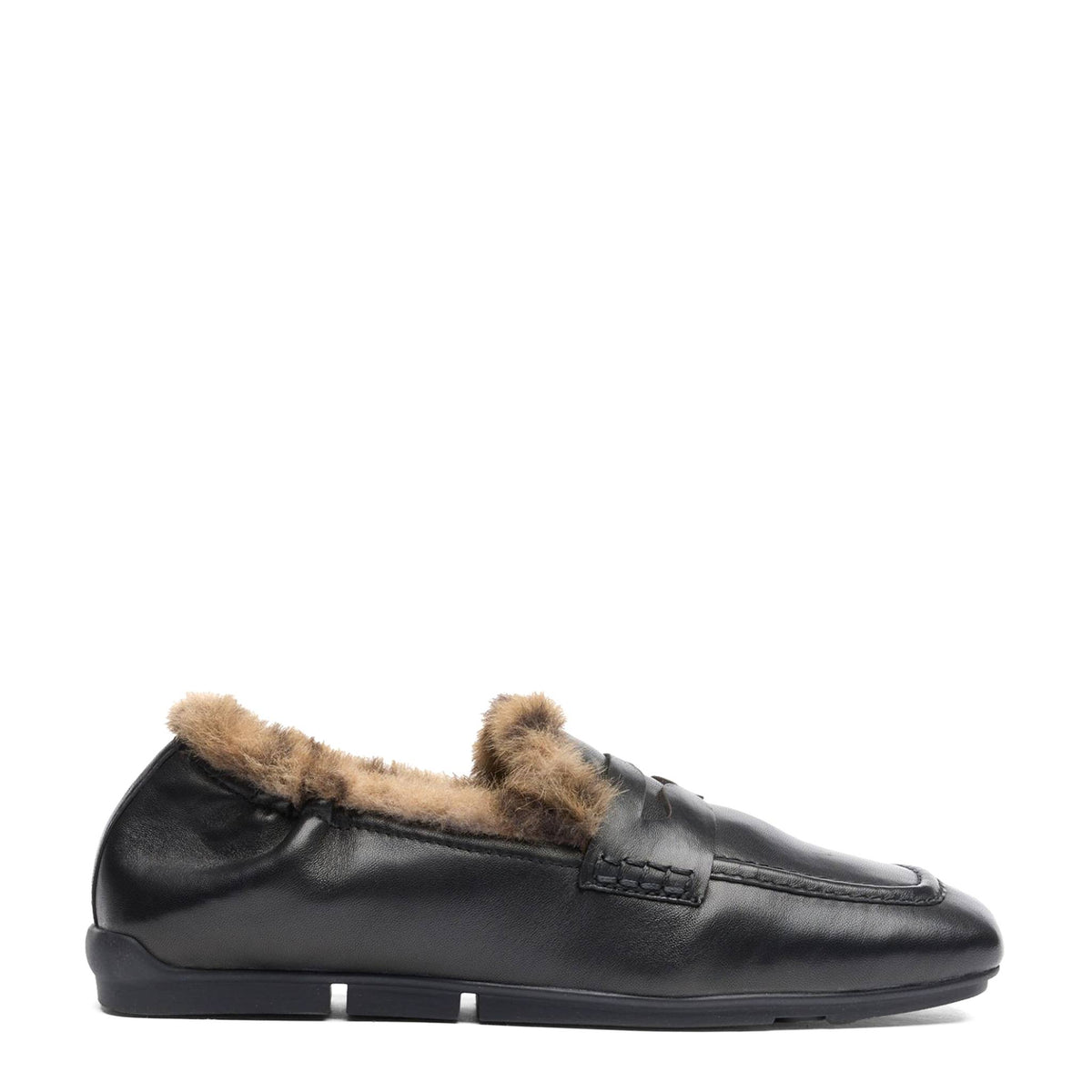Mocassino ASH BARKLEY FUR - Black/Leopard
