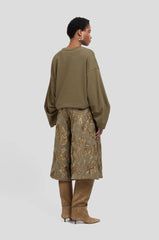 Pantagonna in Jacquard WEILI ZHENG PL15 - Green Lily