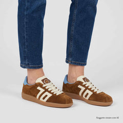 Sneaker BACK 70 SHELLY S003 - Suede Cuoio/Butter
