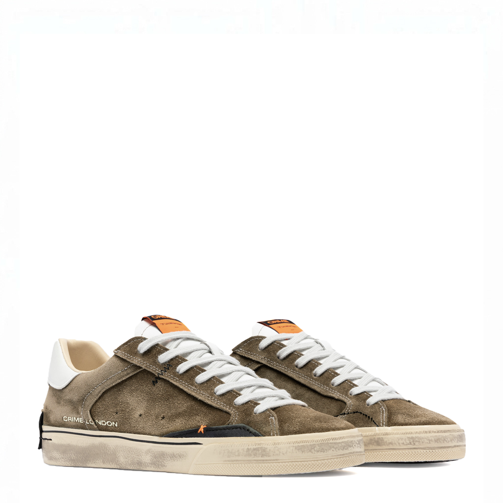 Sneaker CRIME LONDON 10072AA9 DECONSTRUCTED - Brown Flame