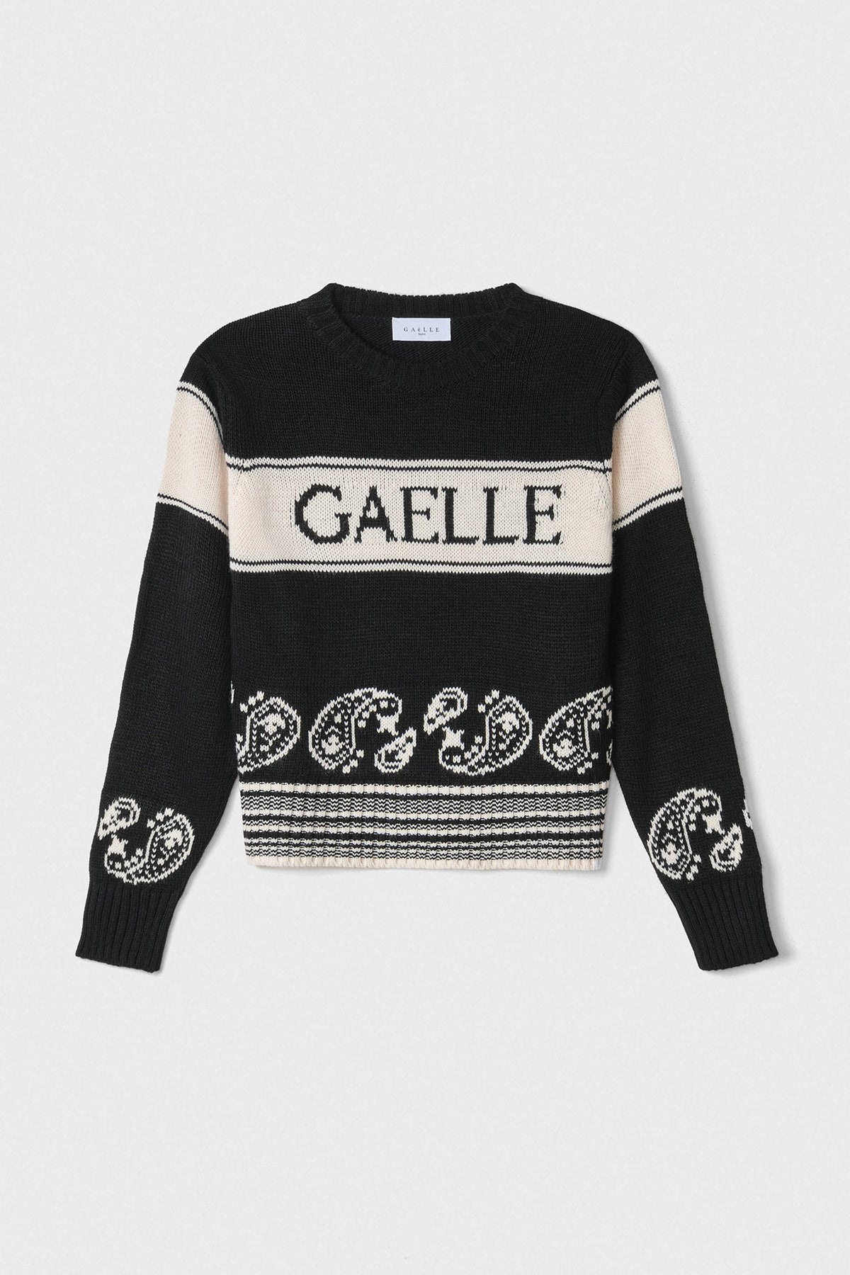 Pullover paricollo balza GAELLE PARIS GAABW07206 - Nero
