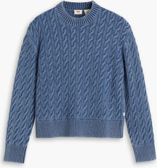 Pullover Boyfriend Cable Crew LEVI'S 0037S-0004 - Indigo Blue