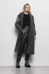 Cappotto doppiopetto GAELLE PARIS GAABW01199 - Verde