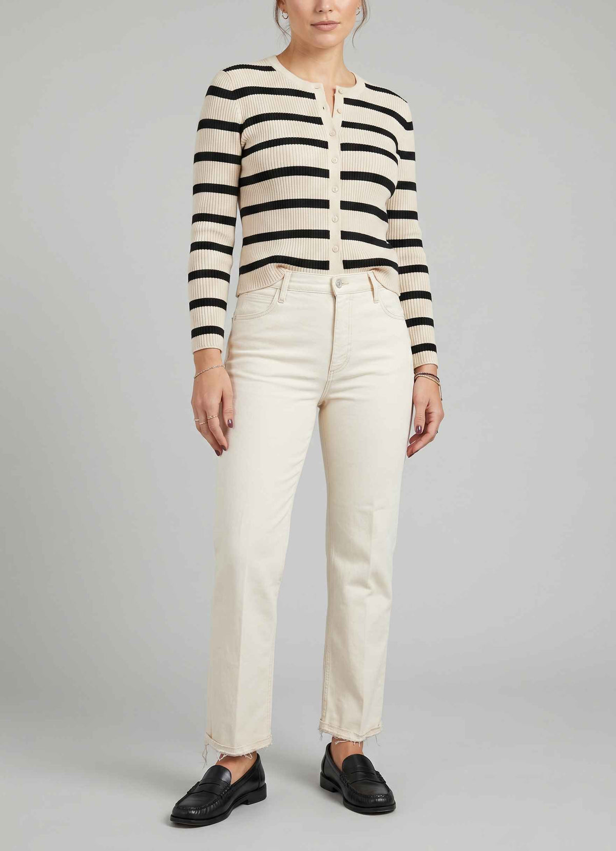 Jeans THE NIM CHERYL Woman - Ecru