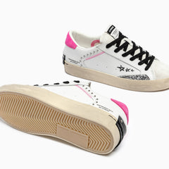 Sneaker CRIME LONDON DISTRESSED - Pink Me Up