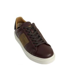 Sneaker WOOLRICH Classic Court Camoscio - Marrone/Taupe