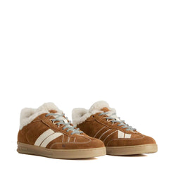 Sneaker WOOLRICH Doubleu Camoscio - Caramel/Beige