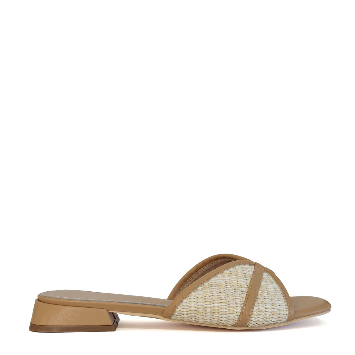 Ciabattina FRANCESCO MILANO J19-01K - Bianco/Beige