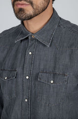 Camicia ALEA SSTYS14LS 1502-21 - Grigio