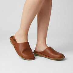 Ciabatte VIBAE Roma - Leather Cognac