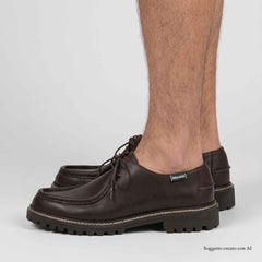 Scarpa stringata SEBAGO OPAL LUG 74114NW - Dark Brown