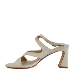 Sandalo con tacco FRANCESCO MILANO G41-05A - Beige