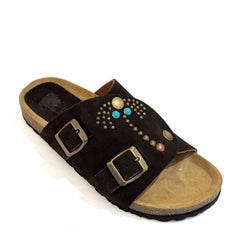 Sabot TAJI Curry Palma woman - Testa