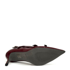DIVINE FOLLIE 1622 Bordeaux Patent Pumps