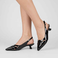 Slingback FRANCESCO MILANO G15-07L - Nero