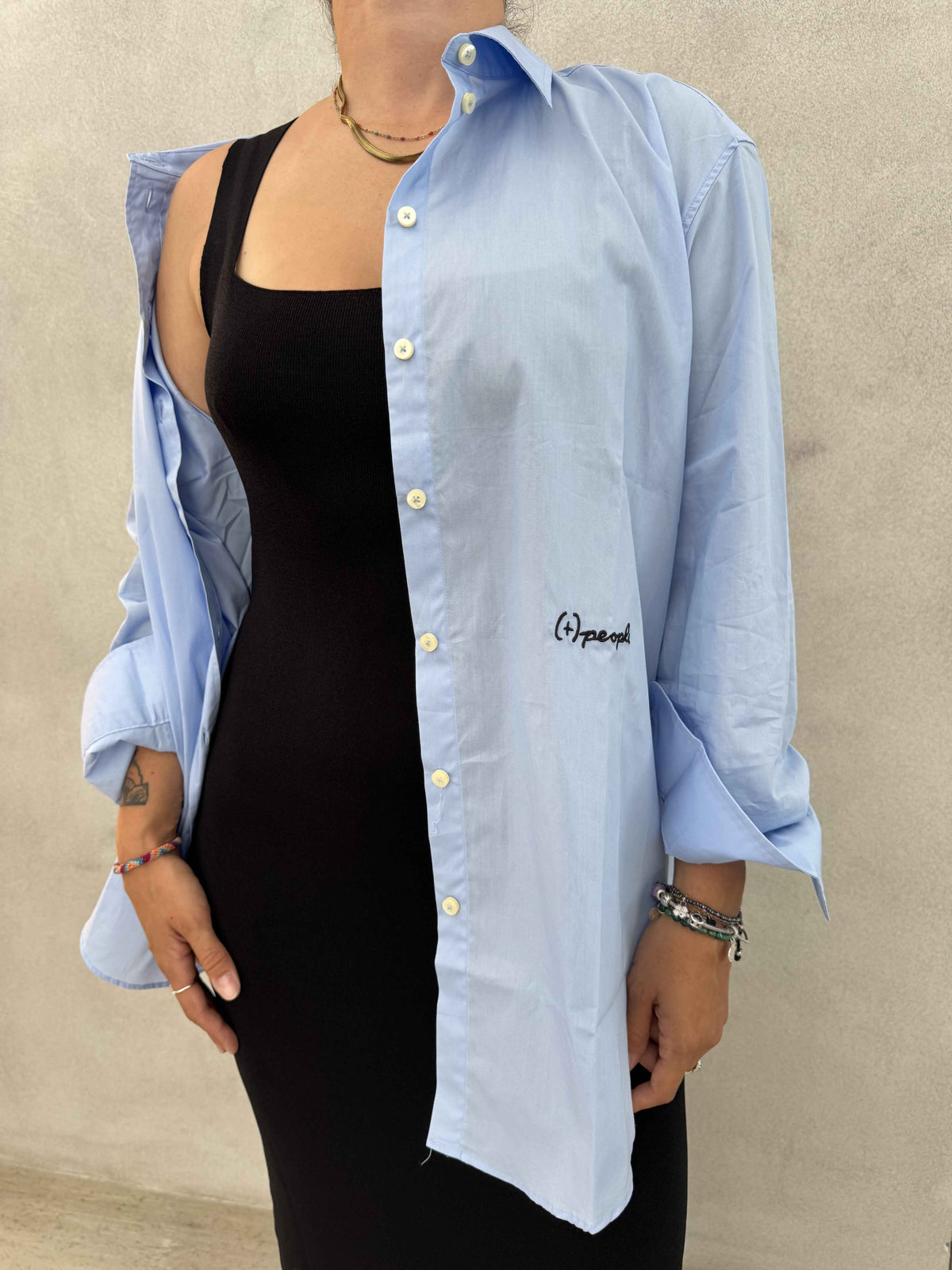 Camicia PEOPLE LOU - Celeste