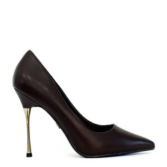 Décolleté GOLD&GOLD GP846 - Caffè