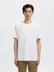 T-shirt SELECTED O-Neck 16087842 - Bright White