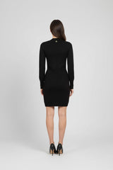 Abito in maglia AKEP 11015 - Nero