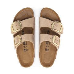 Ciabatta BIRKENSTOCK Arizona Big Buckle 1024064 - Nubuck Sandcastle