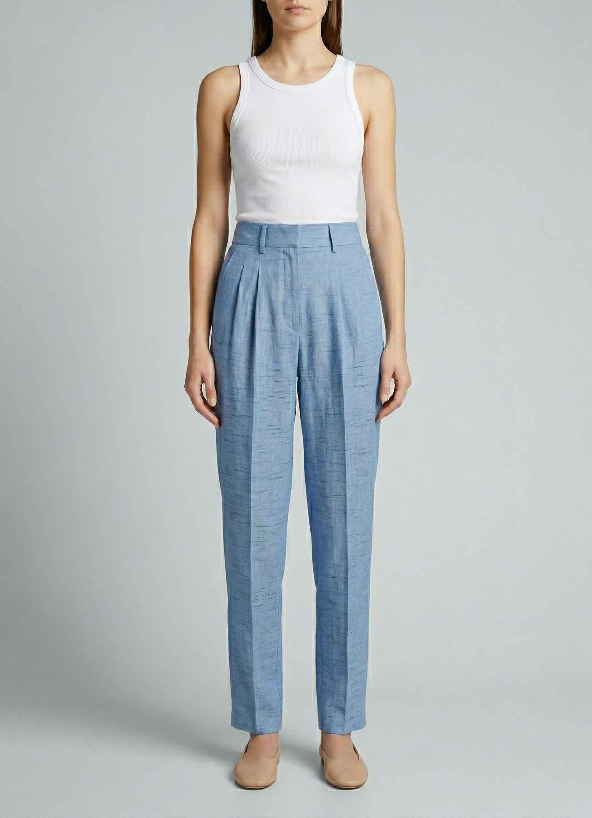 Pantalone lungo WHITE SAND 26SD19 316 05 - Blu chiaro