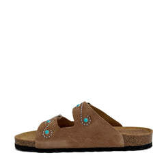Ciabatta TAJI Buckle 075 Woman - Visone