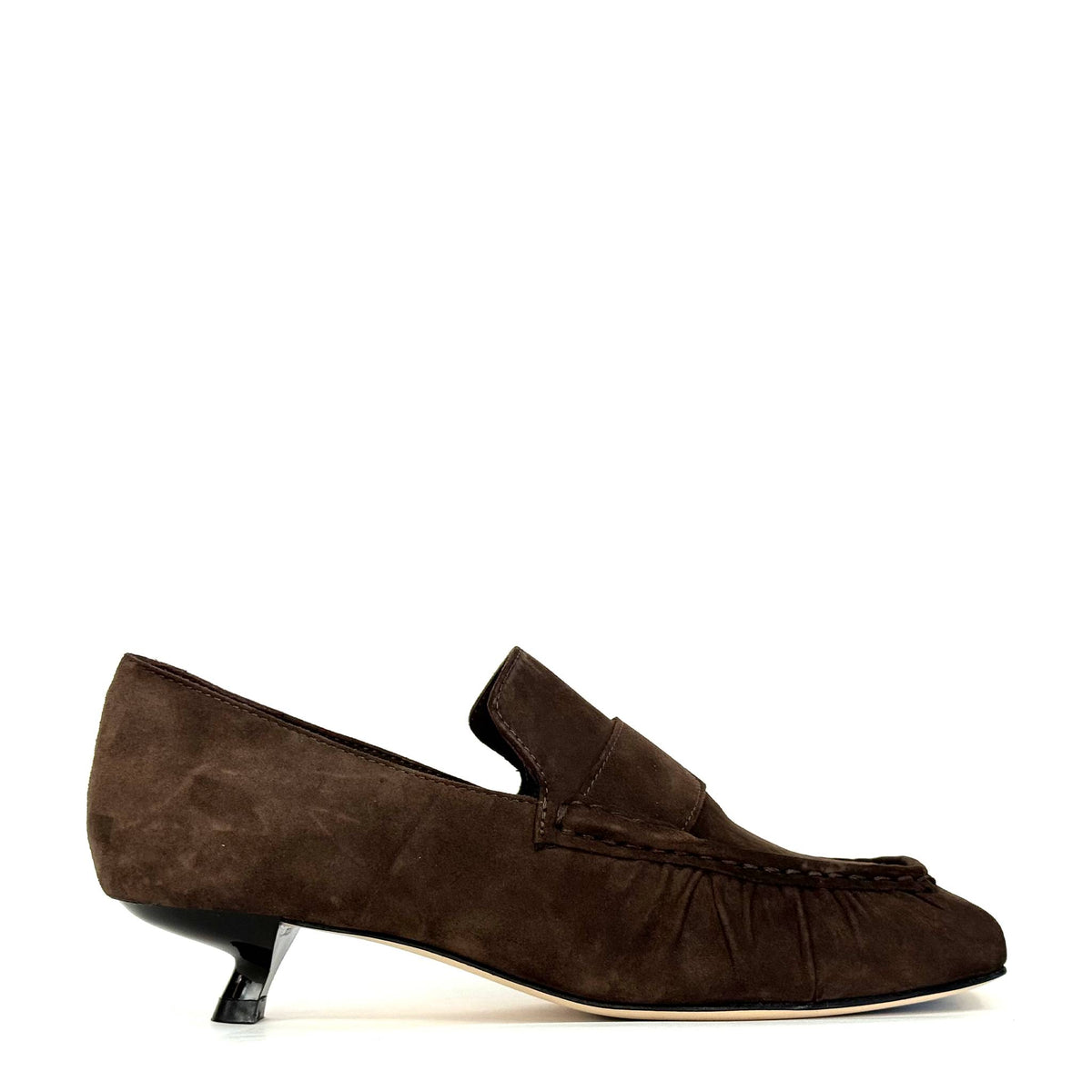 Mocassino con tacco JVAM 40914 Portia - Brown Suede